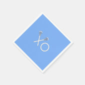 Serviette En Papier Lacrosse Team Light Blue (Coin)
