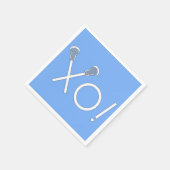 Serviette En Papier Lacrosse Team Light Blue (Coin)