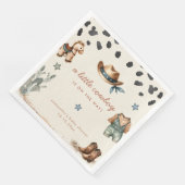 Serviette En Papier L'adorable Petit Cowboy est en chemin garçon baby (Coin)