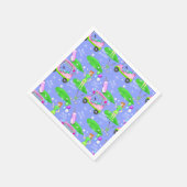 Serviette En Papier Lady Golf Thème Joyeux Anniversaire (Coin)