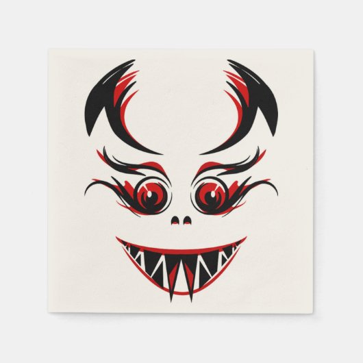 SERVIETTE EN PAPIER LADY VAMPIRE (Devant)