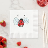 Serviette En Papier Ladybird (En situation)