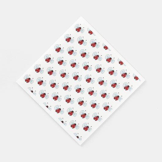 Serviette En Papier Ladybird (Coin)