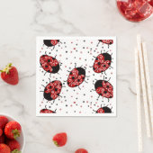 Serviette En Papier Ladybug (En situation)