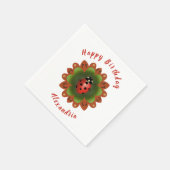 Serviette En Papier Ladybug (Coin)