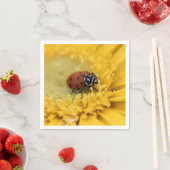 Serviette En Papier Ladybug (En situation)