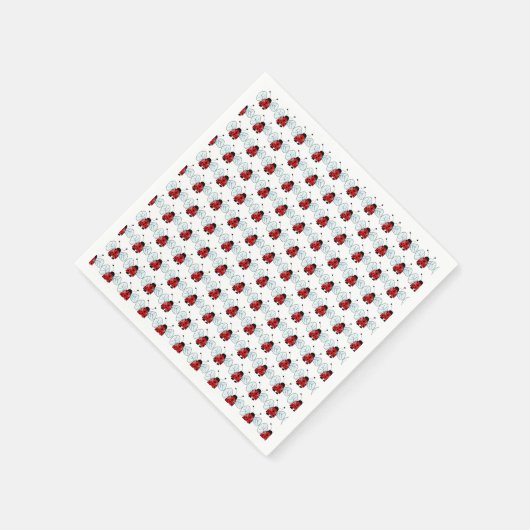 Serviette En Papier Ladybug (Coin)