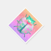 Serviette En Papier Ladybug charmant coeur mignonne parties scintillan (Coin)