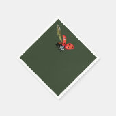 Serviette En Papier Ladybug Fly (Coin)