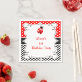 Serviette En Papier Ladybug Ladybird Birthday Party (En situation)