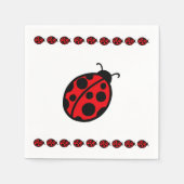 Serviette En Papier Ladybug Napkins (Devant)