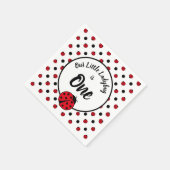 Serviette En Papier Ladybugs rétro pois plaques de papier serviettes (Coin)