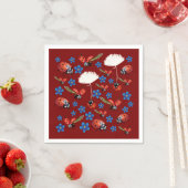 Serviette En Papier Ladybugs Spring Mood   (En situation)