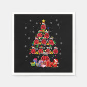 Serviette En Papier Ladybugs Tree Funny Santa ELF (Devant)