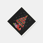 Serviette En Papier Ladybugs Tree Funny Santa ELF (Coin)