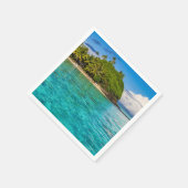 Serviette En Papier Lagon de Bora Bora (Coin)