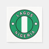 Serviette En Papier Lagos Nigeria (Devant)