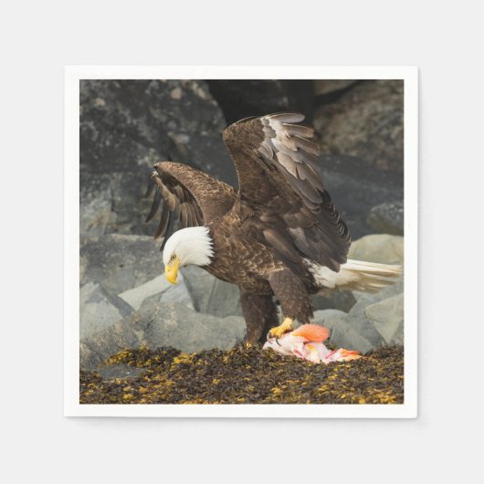 Serviette En Papier L'aigle chauve ultime (Devant)