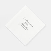 Serviette En Papier laisse l'aventure débuter nuptiale douche ajouter  (Coin)