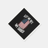 Serviette En Papier Laisse-Moi Me Faire Dire Ma Chaussure Politique Pr (Coin)