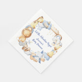 Serviette En Papier Laisser l'aventure commencer petit bébé Baby showe (Coin)