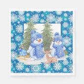 Serviette En Papier Laisser neiger (Devant)