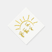 Serviette En Papier Laissez briller votre lumière (Coin)