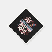 Serviette En Papier Laissez Freedom Ring Drôle Citation (Coin)