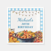 Serviette En Papier Laissez Les Bons Temps Faire Bouillir Les Fruits D (Devant)