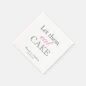 Serviette En Papier Laissez-Les Manger Des serviettes (Coin)