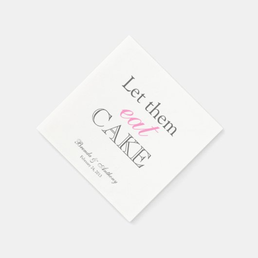 Serviette En Papier Laissez-Les Manger Des serviettes (Coin)