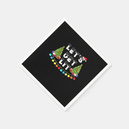 Serviette En Papier Laissons-nous tomber l'essentiel de Noël (Coin)