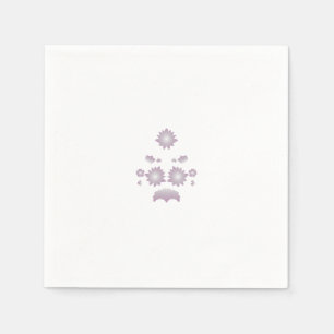 Serviette En Papier Lait blanc classique Rose décoratif