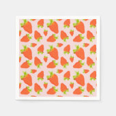 Serviette En Papier Lait de fraise (Devant)