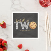 Serviette En Papier Lait et biscuits serviettes 2e anniversaire - "Two (En situation)