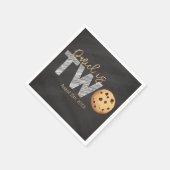 Serviette En Papier Lait et biscuits serviettes 2e anniversaire - "Two (Coin)