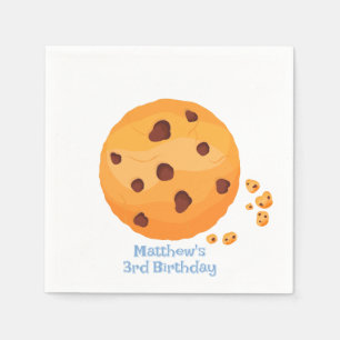 Serviette En Papier Lait et cookies