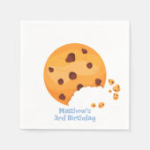 Serviette En Papier Lait et cookies (Devant)