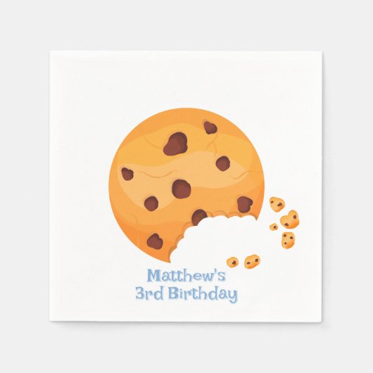 Serviette En Papier Lait et cookies (Devant)