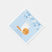 Serviette En Papier Lait et cookies (Coin)