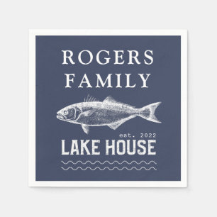 Serviette En Papier Lake House Nom de famille