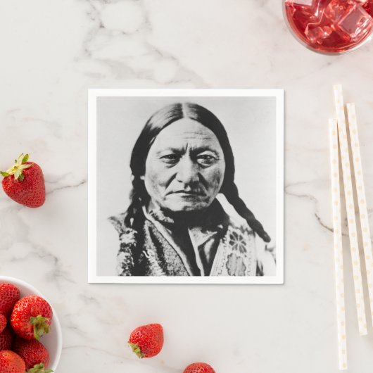 Serviette En Papier Lakota Chef Abandon : assis Bull Fort Buford (En situation)