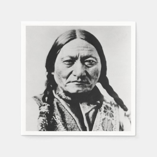 Serviette En Papier Lakota Chef Abandon : assis Bull Fort Buford (Devant)