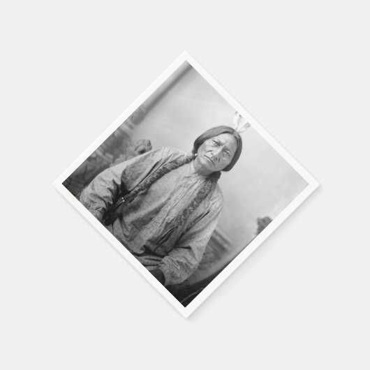 Serviette En Papier Lakota Leader assis Bull Amérindien (Coin)