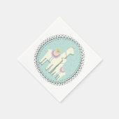 Serviette En Papier lama maman et serviettes pour bébé (Coin)