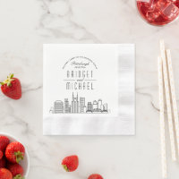 L'amour à Pittsburgh | Modern Deco City Skyline