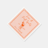 Serviette En Papier L'amour au premier Spritz Fête des mariées tirée m (Coin)