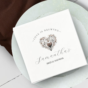 Serviette En Papier L'amour brasse la Fête des mariées