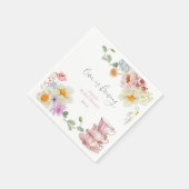 Serviette En Papier L'amour brasse la Fête des mariées de thé Fleur sa (Coin)
