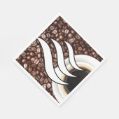 Serviette En Papier L'amour du café (Coin)